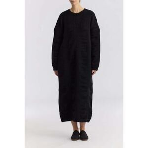 Black Crane Waterfall Knit Dress Black Size Medium NWT MSRP: $455